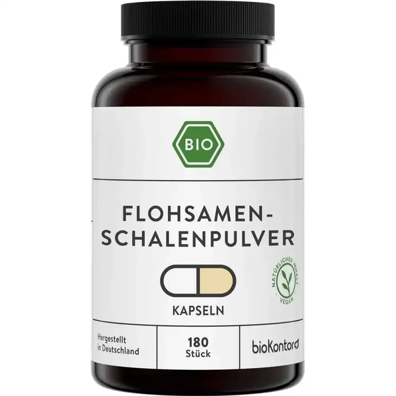 Bio Flohsamenschalen Kapseln