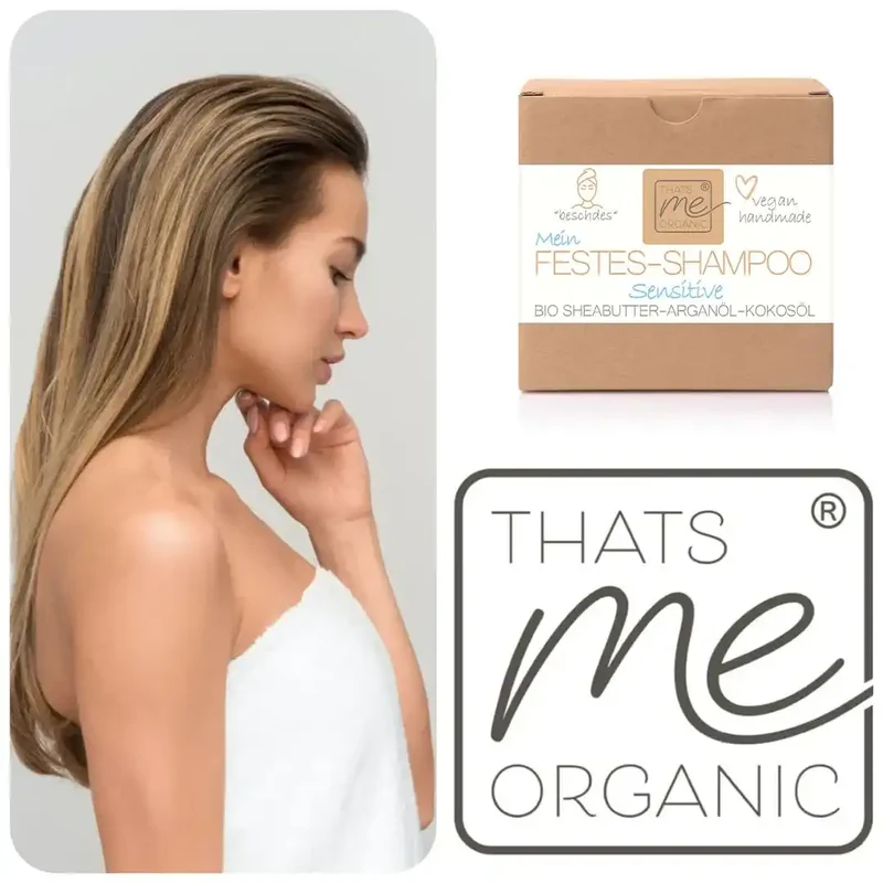 Festes Shampoo "sensitive" für empfindliche, gereizte Kopfhaut 40g handgemacht! (vegan)