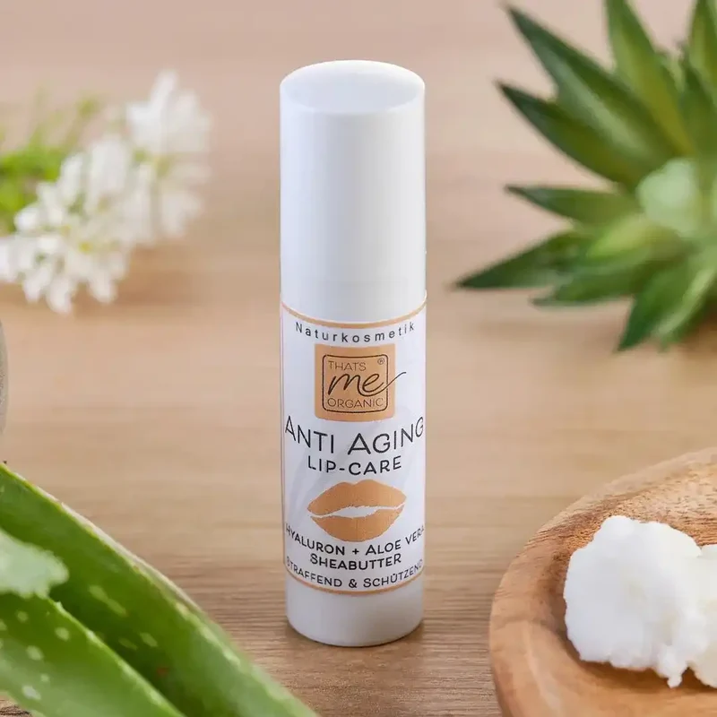 ANTI-AGING LIP-CARE Lippenpflegestift mit Propolis, Hyaluron, Aloe Vera + Sheabutter