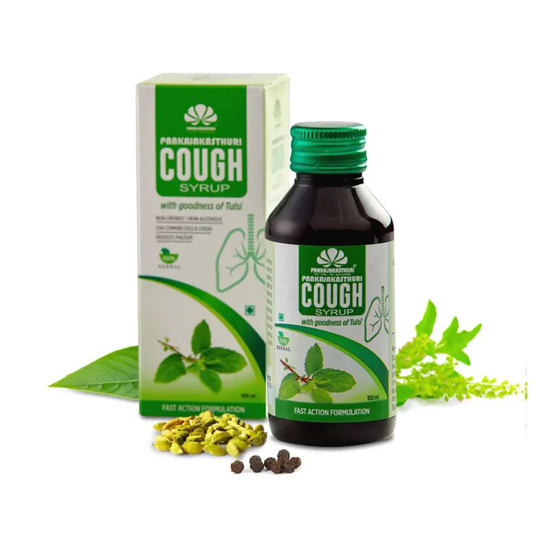 Cough Syrup with Tulsi - Pankajakasthuri - 100ML