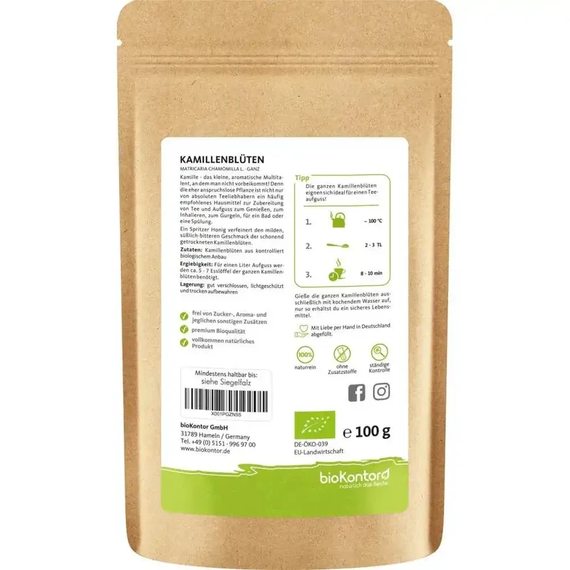 Bio Kamillenblüten