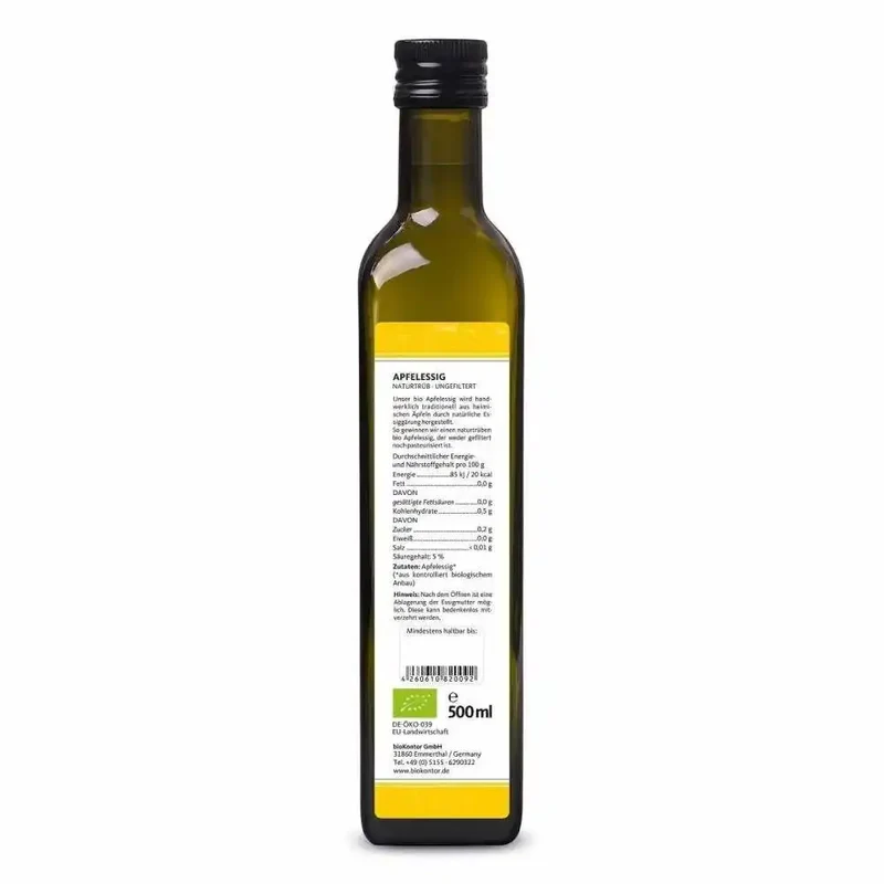 Bio Apfelessig naturtrüb 500ml