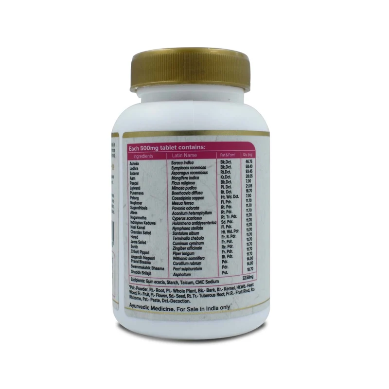 Maharishi Ayurveda Restone Tablets| For Healthy Periods| Regulates Menstrual Cycle | For Managing PCOD & PCOS- 120 Tablets Pack