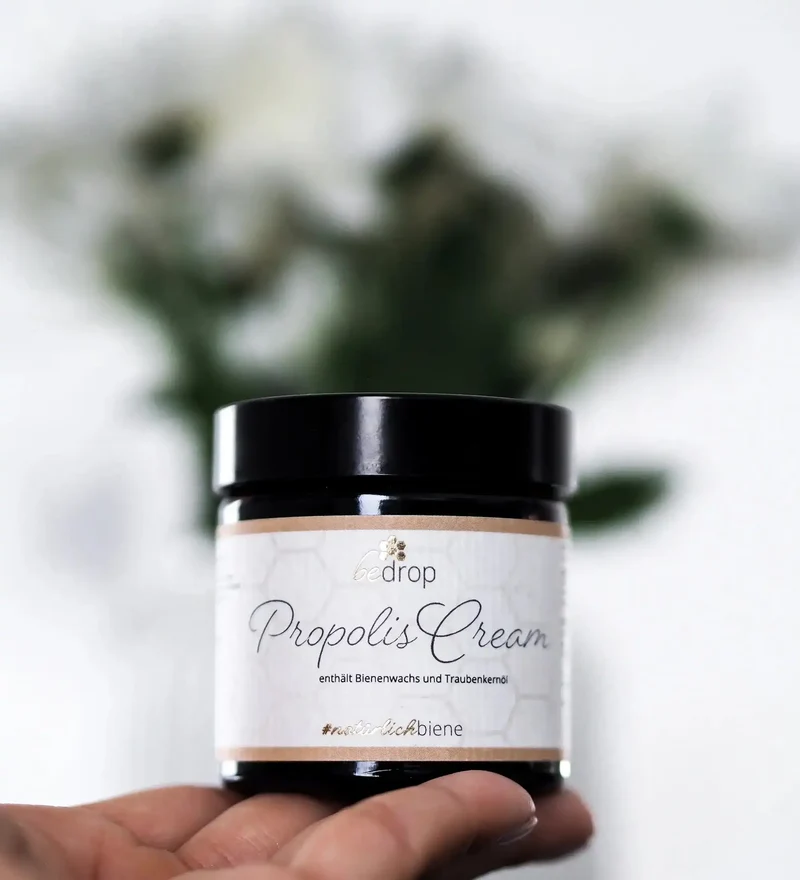 Propolis Cream - hochdosierte Propolis Creme mit Bienenwachs & Traubenkernöl - 60g