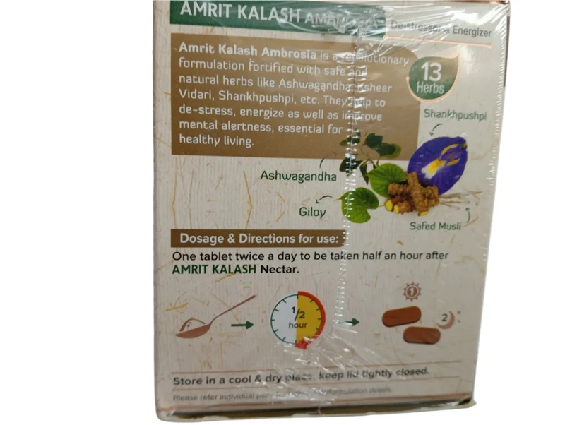 AMRIT KALASH - 60 Tablets and Leham (Combo Offer)