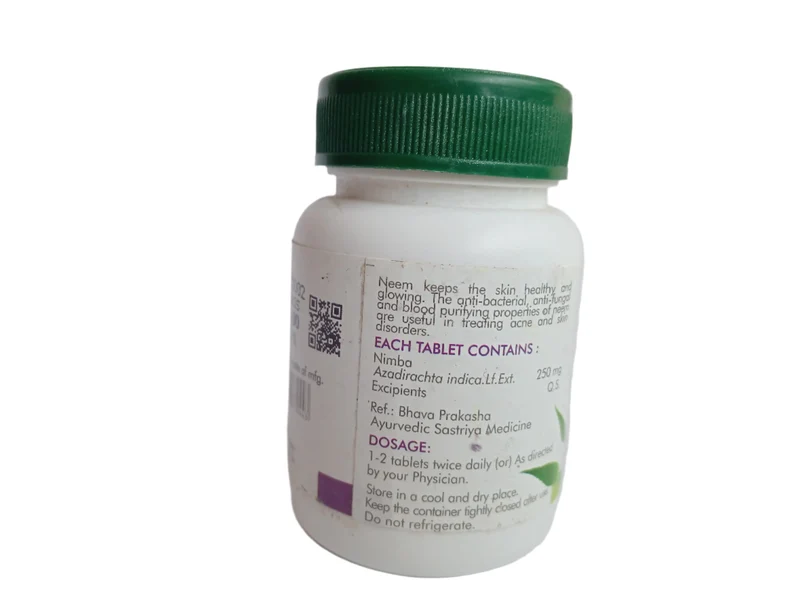 Neem Tablet - 60 Nos - SKM Herbodaya