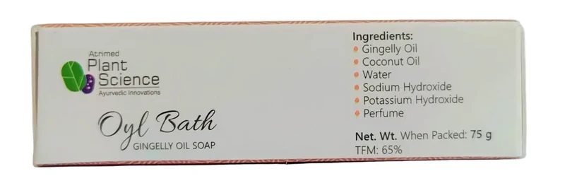 OYL BATH GINGELLY OIL SOAP - 75g - ATRIMED