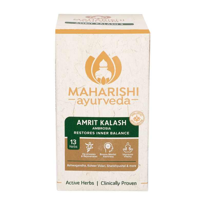 Maharishi Ayurveda Amrit Kalash - Ambrosia (60 Tablets) - For Active Mind & Body