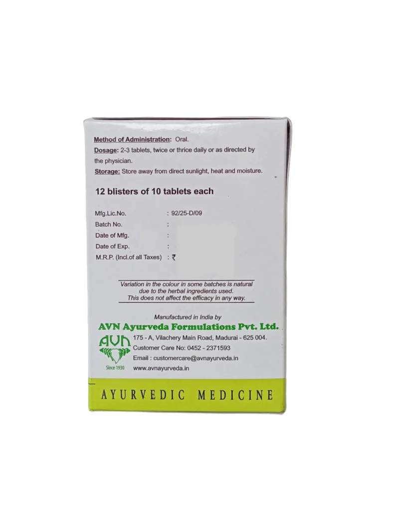 Amrutotaram Kashayam Tablet - 120 Nos - AVN Arogya