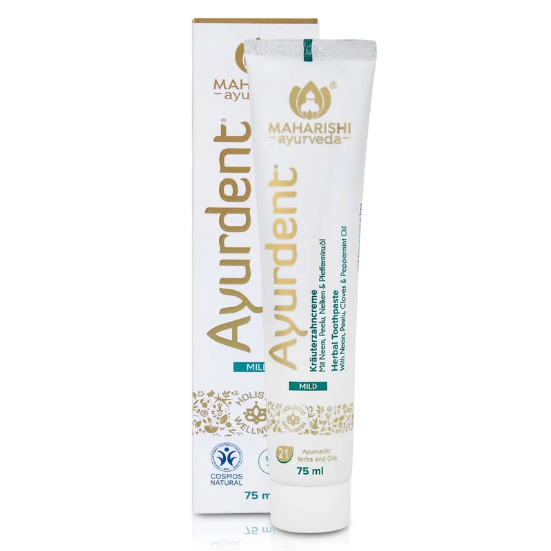Ayurdent Mild - Ayurvedic Toothpaste for Teeth & Gums | 75ml Tube
