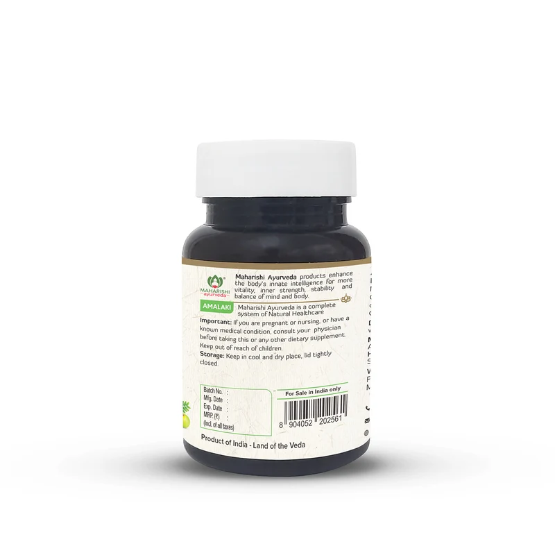Organic Amalaki | 60 Tablets Pack Each