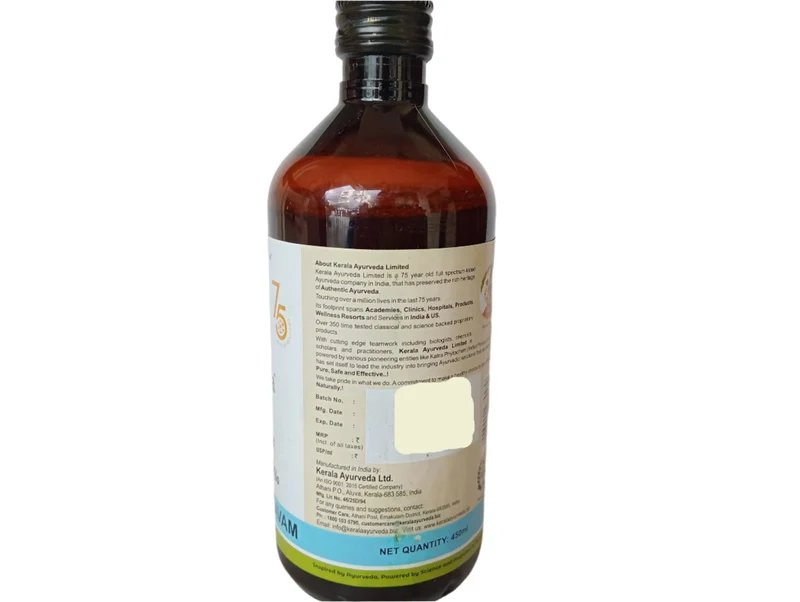 PUNARNAVASAVAM 450 ML - KERALA AYURVEDA