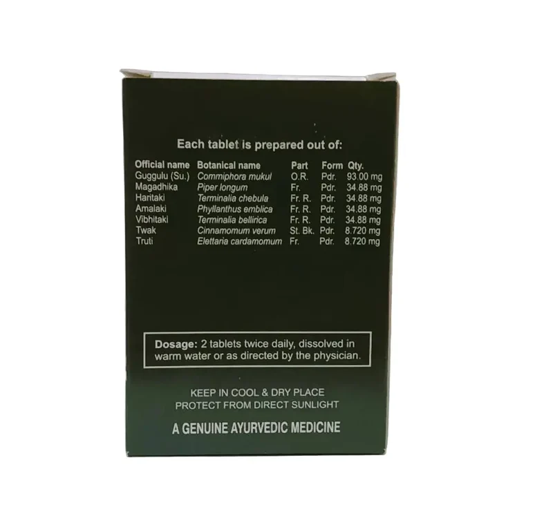 Guggulupanchapalachurnam Tablet
