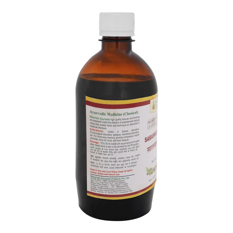 Saraswatarishta- For Mental Stress and Fatigue (450ml)