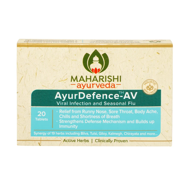 AyurDefence-AV For Viral Infections & Seasonal Flu | 20 tablets Pack