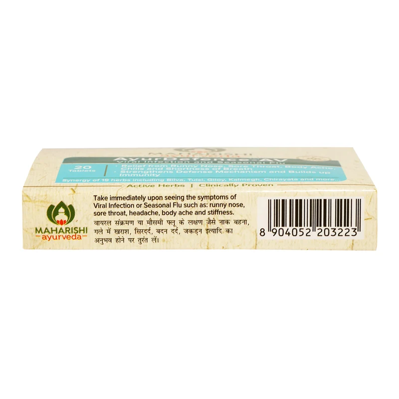 AyurDefence-AV For Viral Infections & Seasonal Flu | 20 tablets Pack