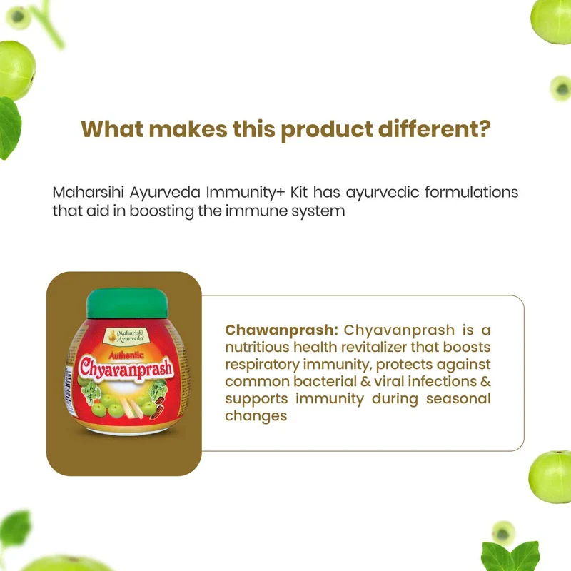 Immunity+ Kit - Complete Family Protection (Chyavanprash 500gms, Organic Ashwagandha 60 Tabs, Prandhara 3ml & Anu Taila 10 ml)