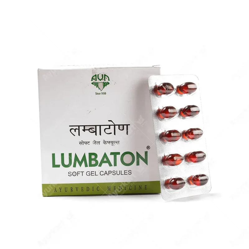 LUMBATON SOFT GEL CAPSULES - 120 NOS - AVN Arogya