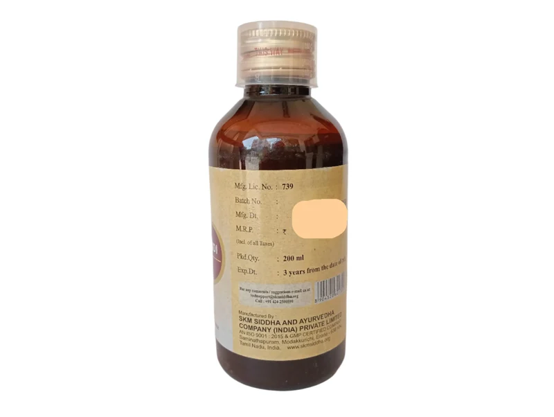 Sahacharadi Kashayam - 200ml - SKM SIDDHA AND AYURVEDA