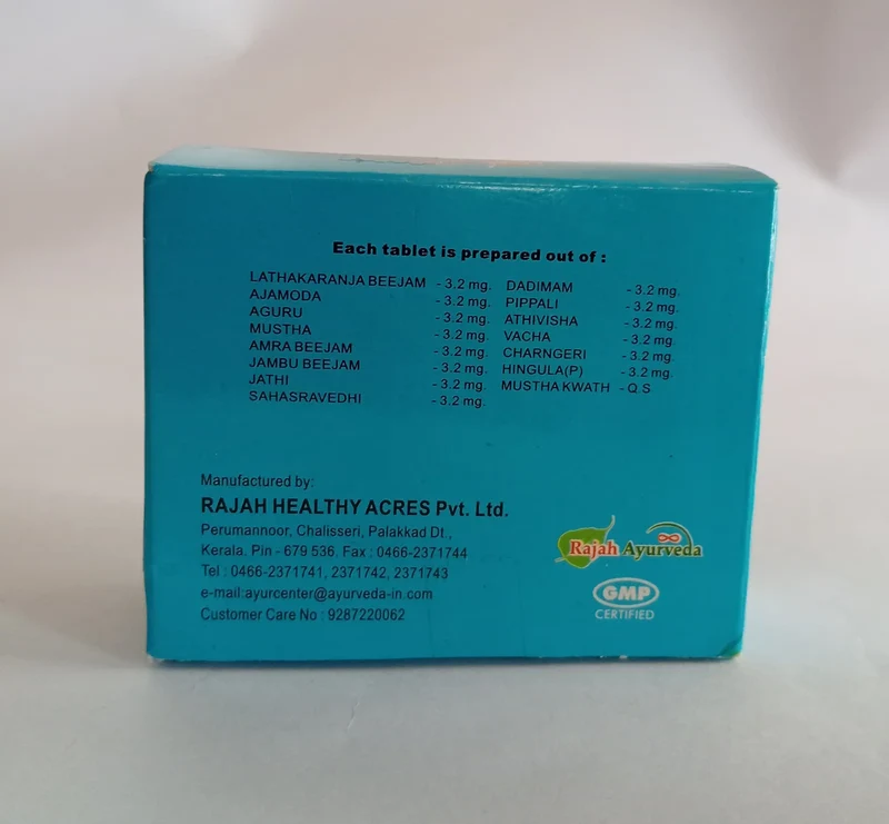 Charngeryadi Gulika - 120 Nos - Rajah Ayurveda