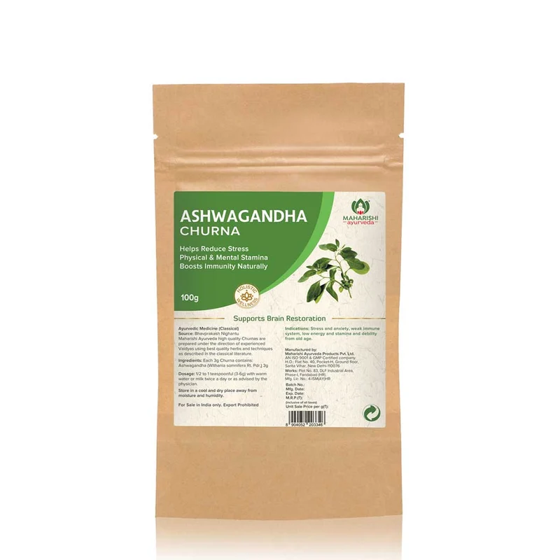 Ashwagandha Churna - For Stress Relief Pack