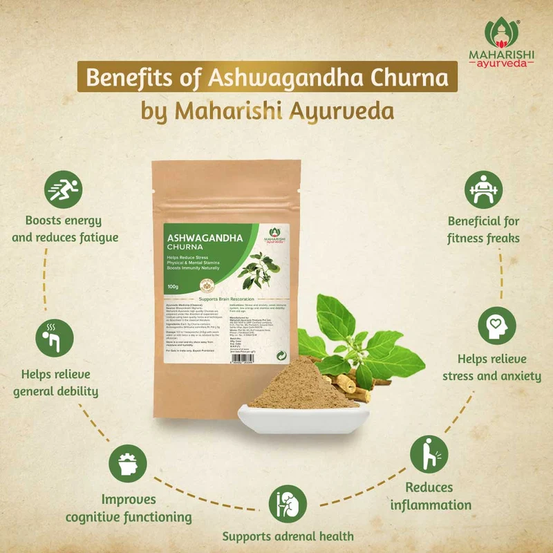 Ashwagandha Churna - For Stress Relief Pack