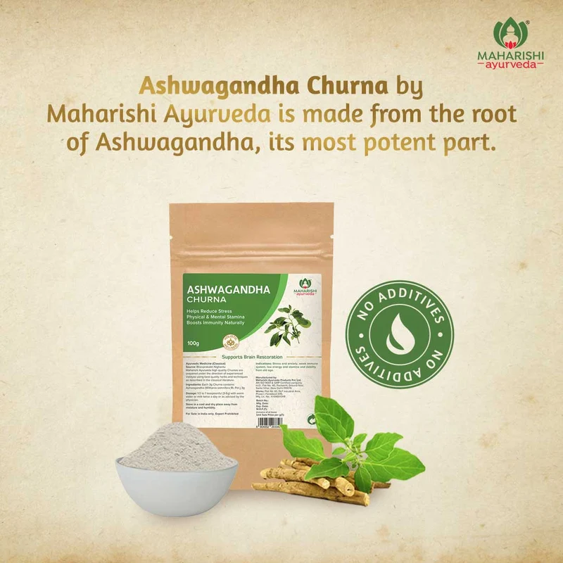 Ashwagandha Churna - For Stress Relief Pack