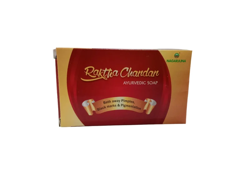RAKTHA CHANDAN AYURVEDIC SOAP - 75gm - NAGARJUNA AYURVEDA