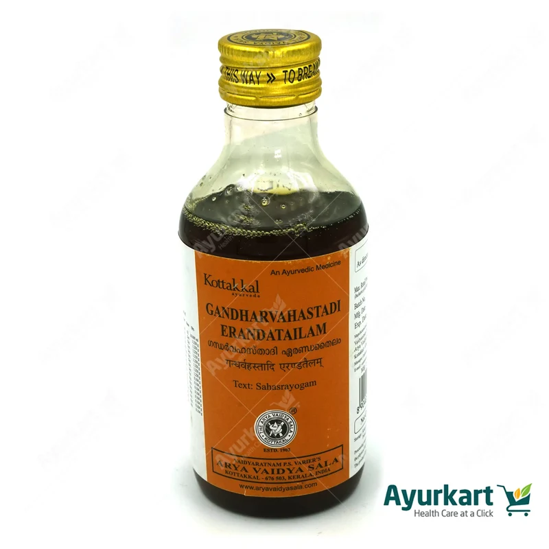 Gandharvahasthadi Eranada Tailam - Kottakkal Ayurveda - 200ML