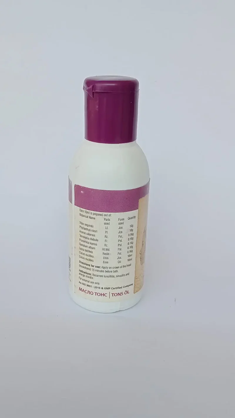 Tons Oil - 100ML- Rajah Ayurveda