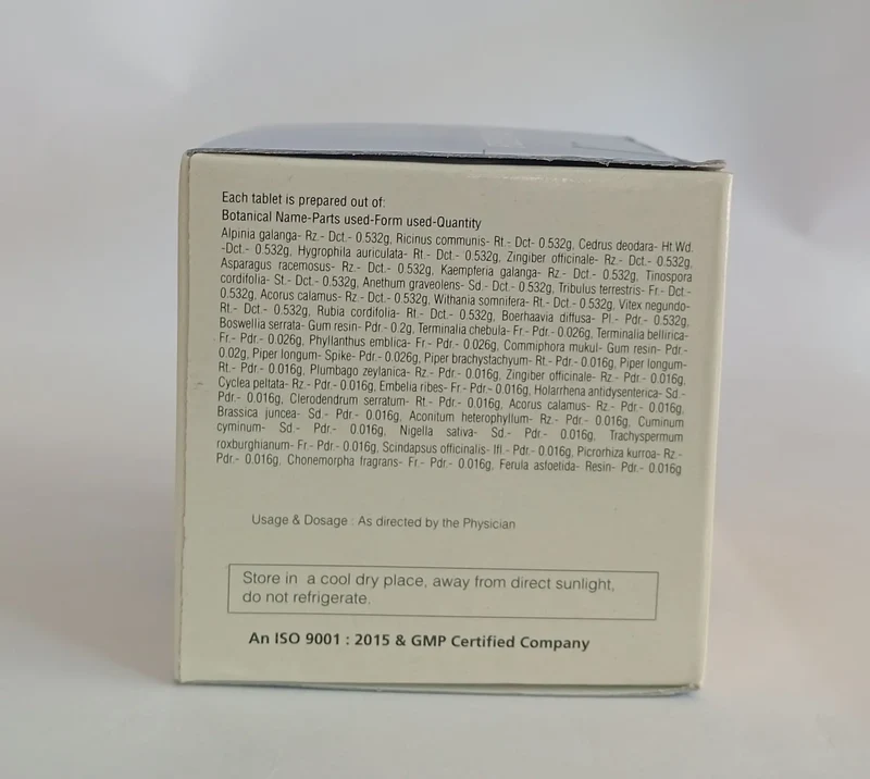 Flex Tablets - 100 Nos - Rajah Ayurveda