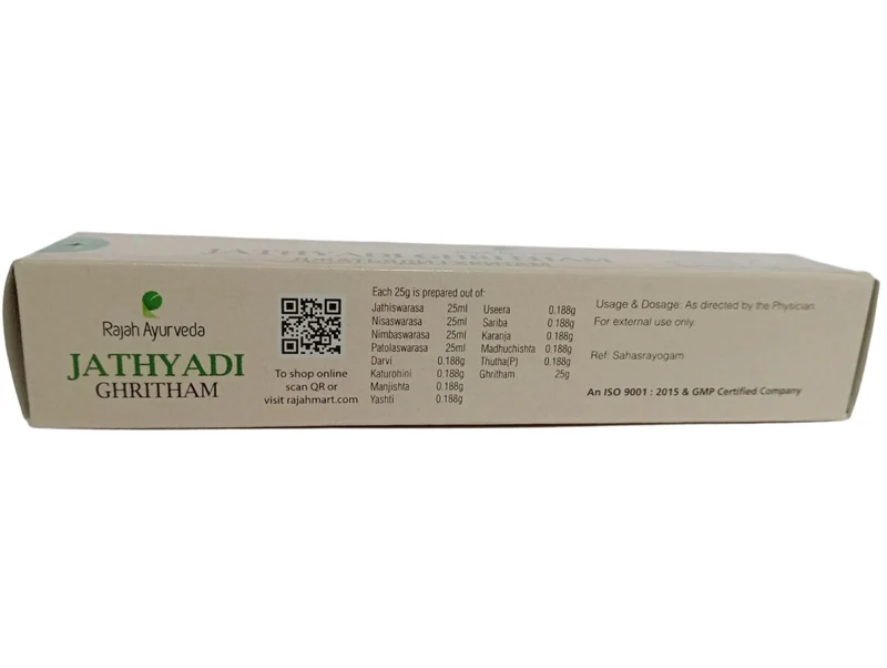 Jathyadi Ghritham - 25gm - Rajah Ayurveda