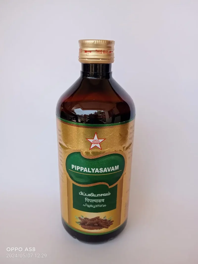 Pippalyasavam - 450ml - SKM SIDDHA AND AYURVEDA