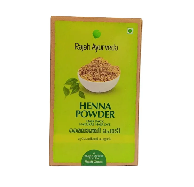 Henna Powder - 50gm - Rajah Ayurveda - Single pack
