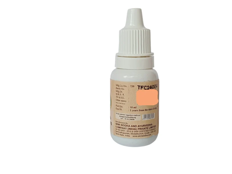 Siddhadhi Ennai No 1 - 10ml - SKM SIDDHA AND AYURVEDA