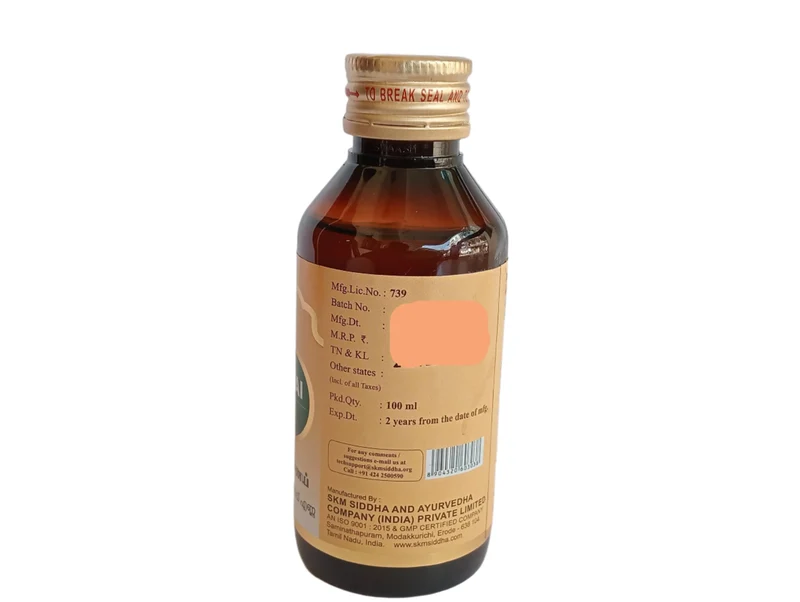 Maasikkai Ennai - SKM SIDDHA AND AYURVEDA - 100ml