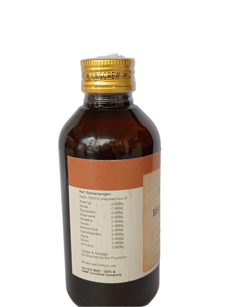 BHARNGYADI KASHYAM - 200ML - RAJAH AYURVEDA
