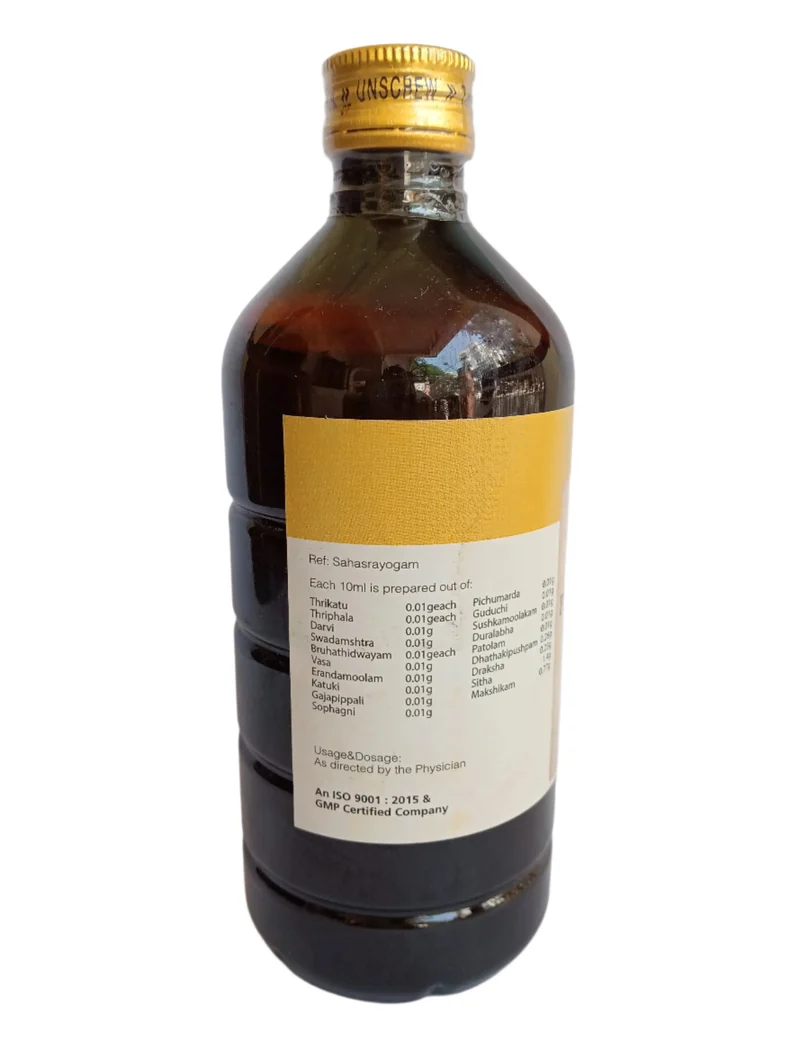 Punarnavasavam - 450ML - RAJAH AYURVEDA