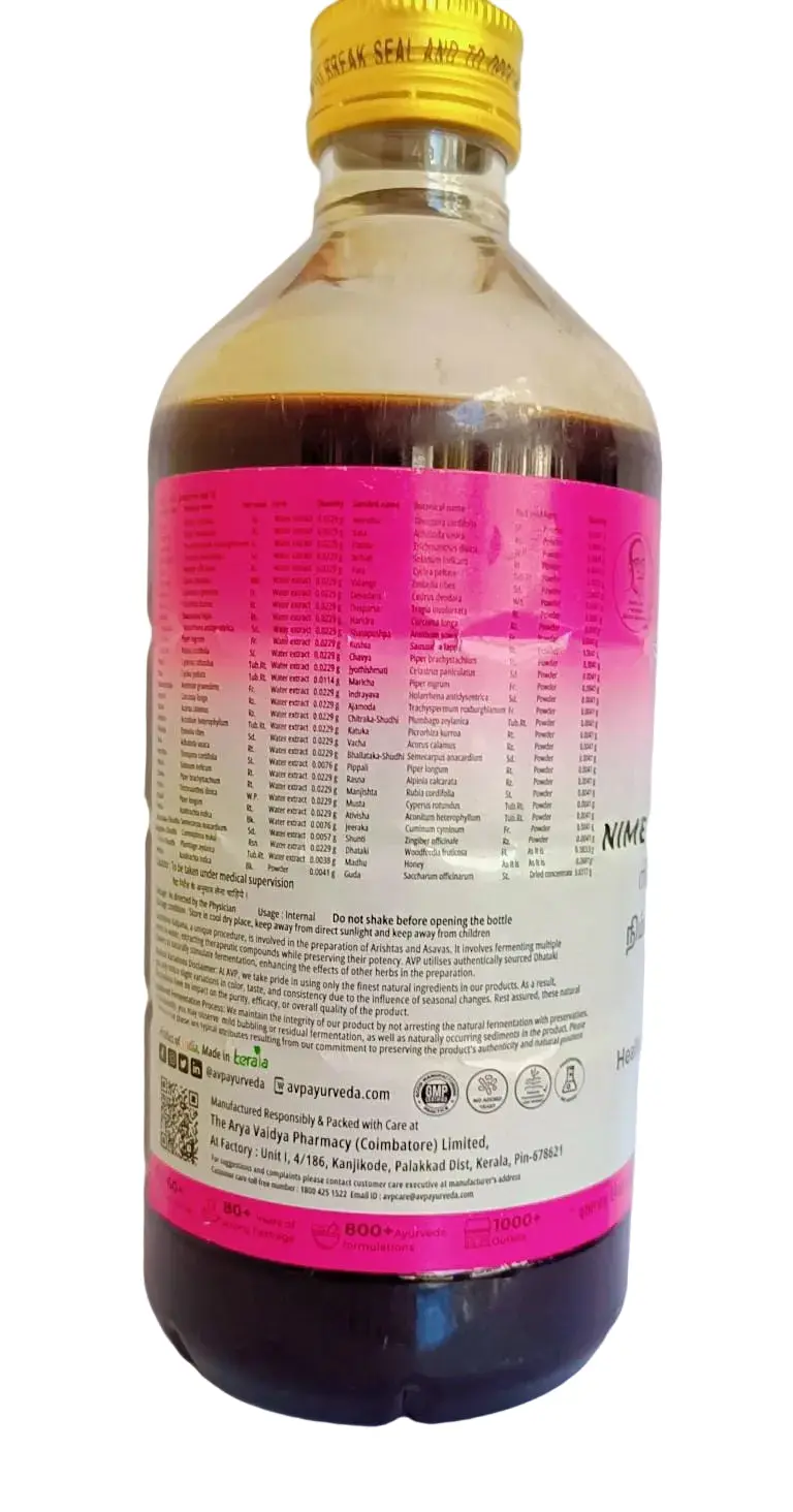Nimbamruthasavam - 450ml - AVP