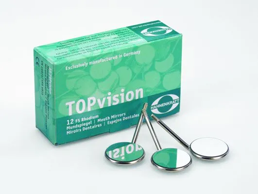 HAHNENKRATT TOPvision Mundspiegel Rhodium Front