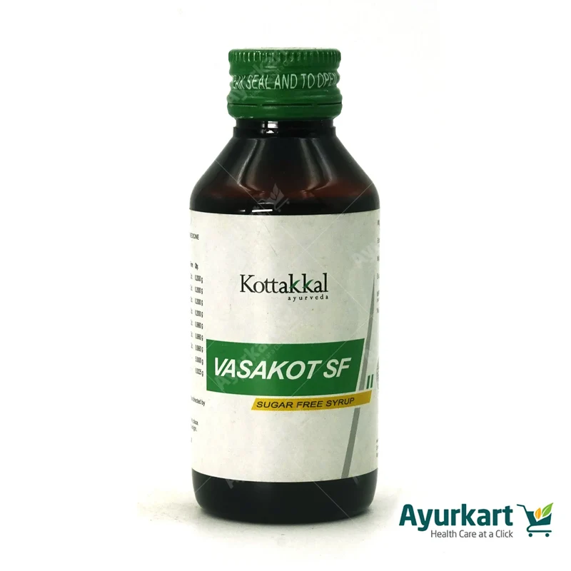 Vasakot Syrups sugar free - 100ML - Kottakkal