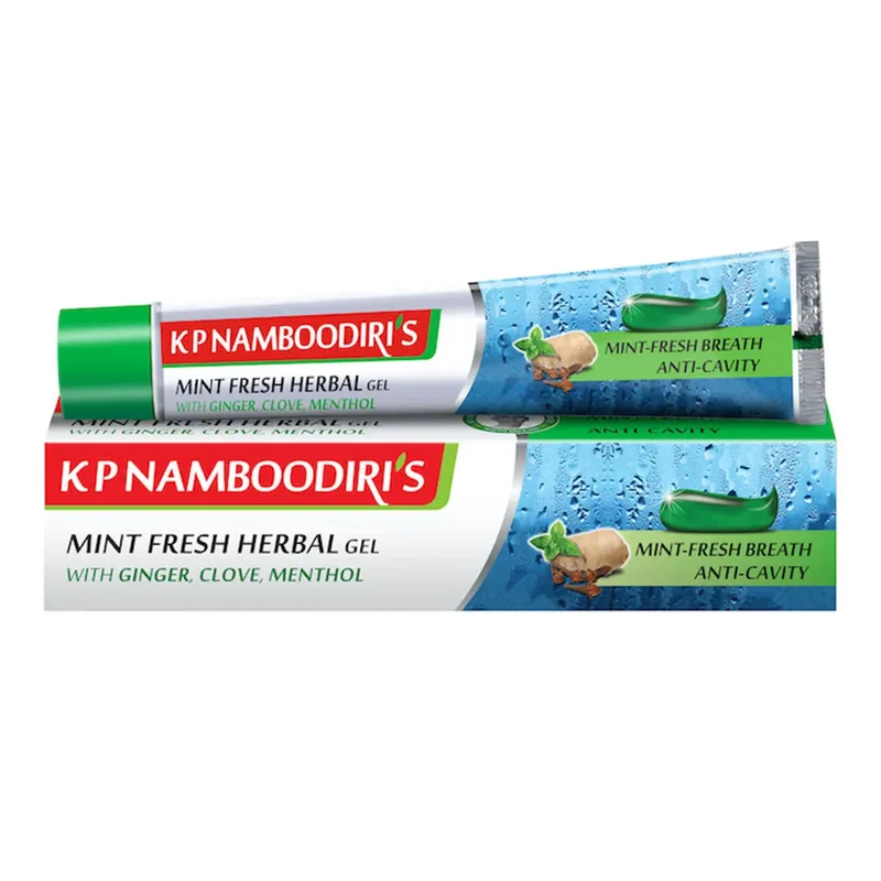KP Namboodiri's Mint Fresh Herbal Gel Toothpaste.-150gms