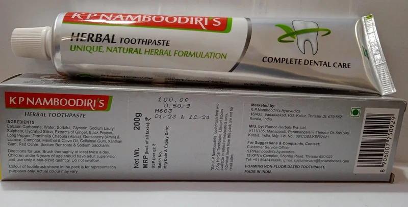 Herbal Tooth Paste - KP Namboodiri's