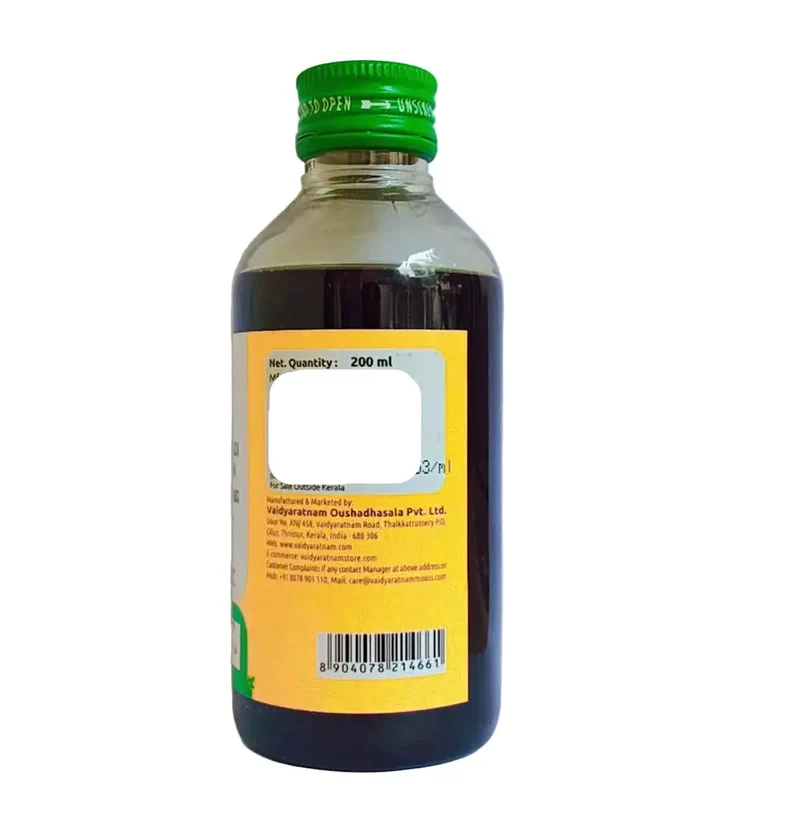 Neelibhrungadi Kera Thailam - 200 ML - Vaidyaratnam
