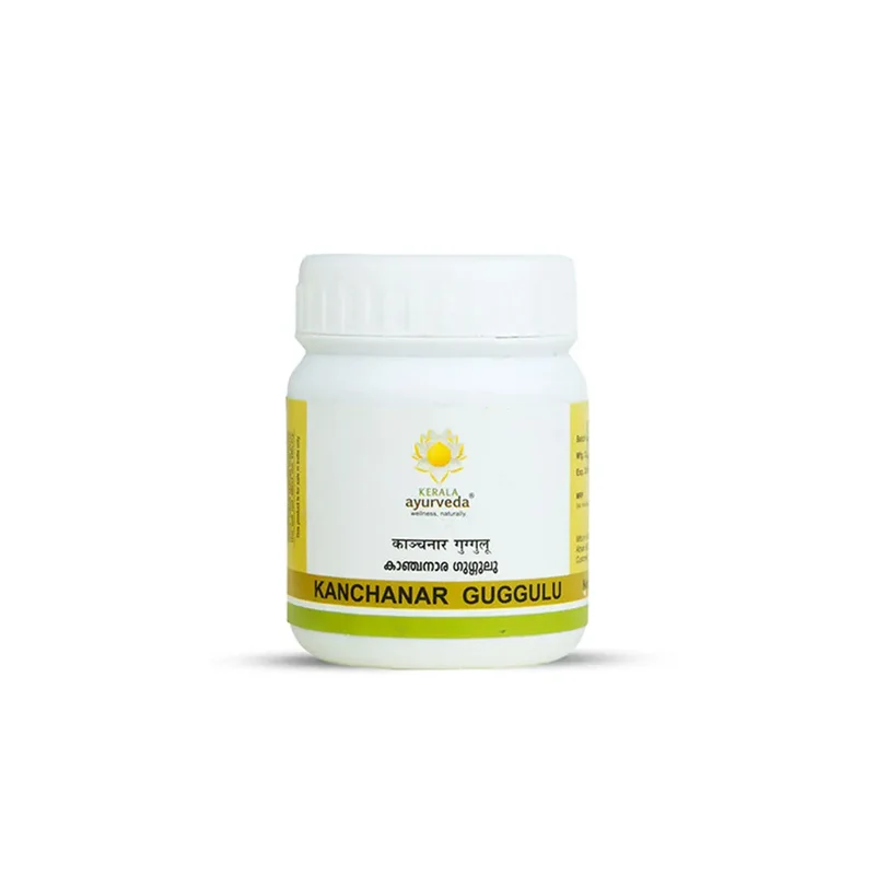 Kanchanar Guggulu Gulika - 60 Nos - Kerala Ayurveda