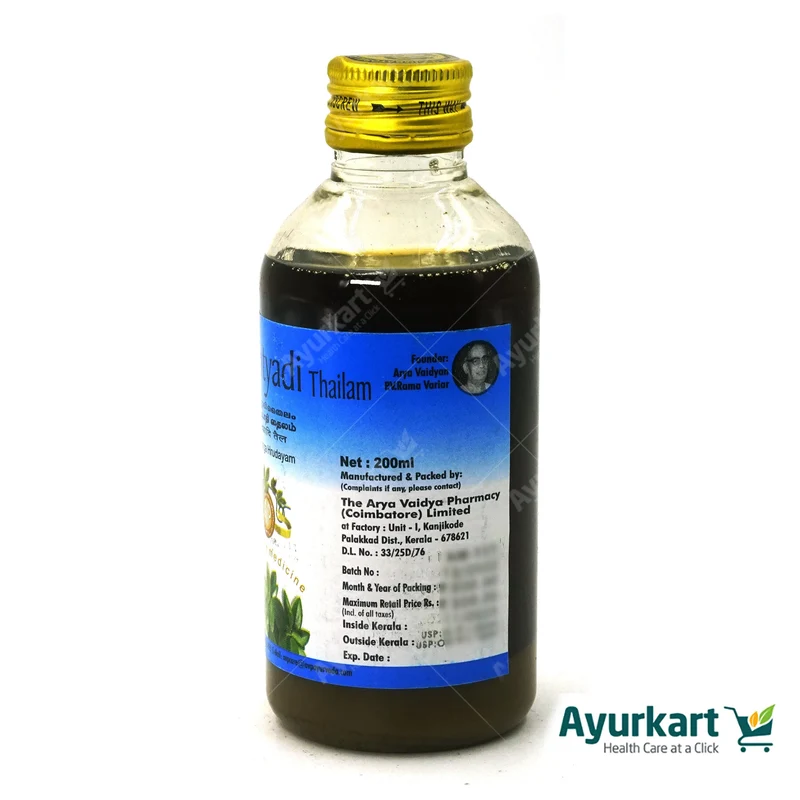 Madhuyashtyadi Thailam 200ML - AVP Ayurveda