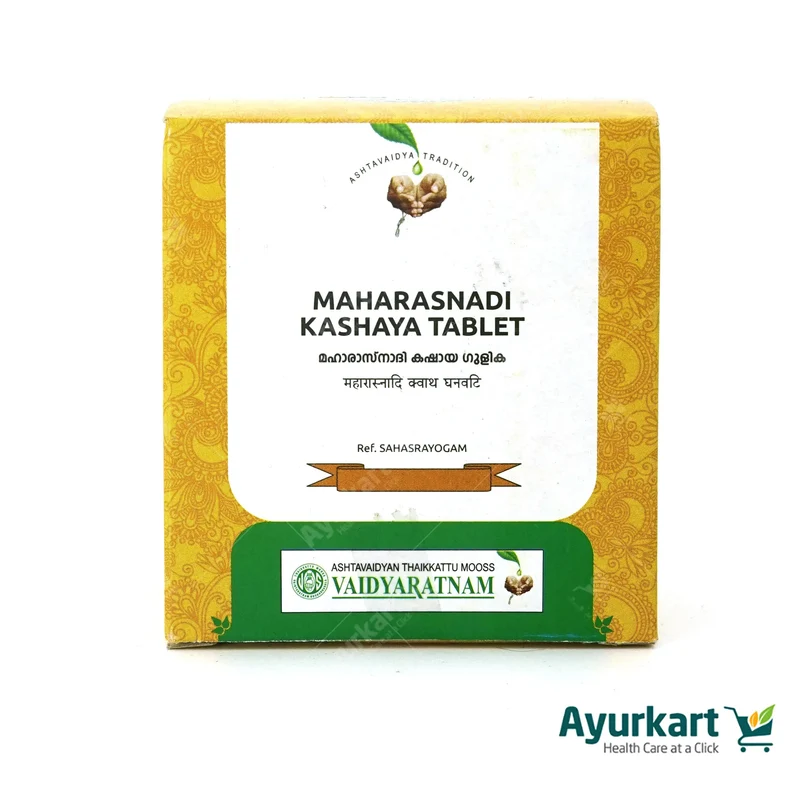 Maharasnadi Kashaya Gulika Tablet - 100 Nos - Vaidyaratnam
