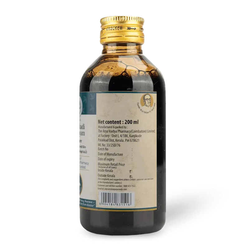 Drakshadi Kashayam 200ML - AVP Ayurveda