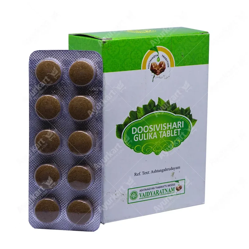 Dooshivishari Gulika Tablet - 100 Nos - Vaidyaratnam