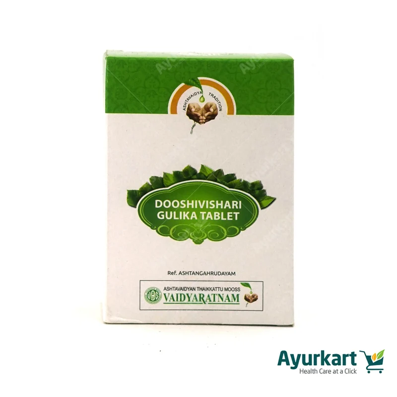 Dooshivishari Gulika Tablet - 100 Nos - Vaidyaratnam